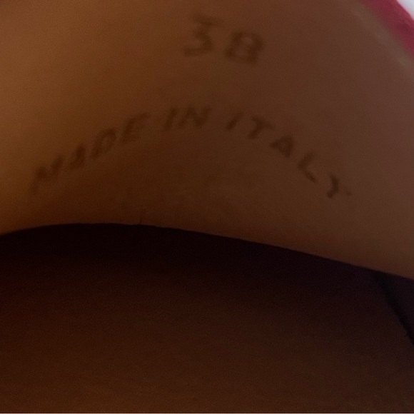 M. Gemi Red Suede Driving Loafers - Picture 7 of 9